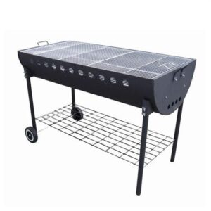 さぎ山記念公園BBQ場の有料エリアで使用できるドラム缶の炭火グリル