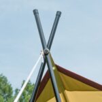 さぎ山記念公園BBQ場でレンタルできるヘキサタープテント