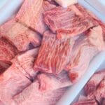 さぎ山記念公園BBQ場で提供しているカルビ