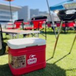 さぎ山記念公園BBQ場の有料エリアで使用できるキャンパークーラー18L