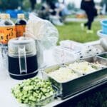 さぎ山記念公園BBQ場で販売しているそうめんの薬味