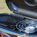 さぎ山記念公園BBQ場の有料エリアで使用できるColemanロードトリップグリル