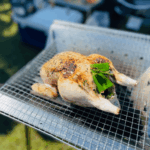 さぎ山記念公園BBQ場で提供しているグリルで焼いたチキン
