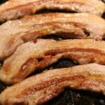 さぎ山記念公園BBQ場で提供しているサムギョプサルのお肉