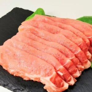 さぎ山記念公園BBQ場で提供している豚ロース(国産)