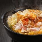 さぎ山記念公園BBQ場で提供しているキムチ鍋セット