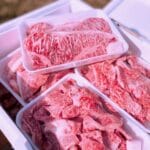 さぎ山記念公園BBQ場で販売している和牛